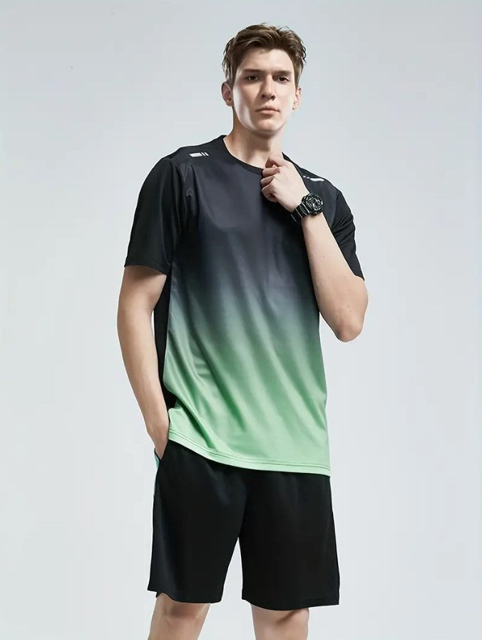 Sports Jersey Shorts Set