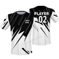 Customizable Sports Jersey for Men | Name Number Printed Team Player Shirt