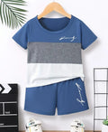 Multicolor Tshirt Shorts set for Kids
