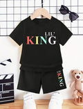 King Tshirt Shorts set for Kids