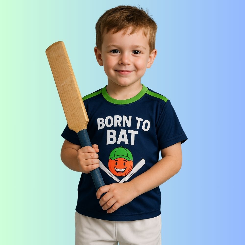 Born to Bat : Customisable Kids Jersey