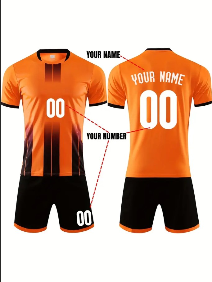 Vibrant Sports Jersey Shorts Set