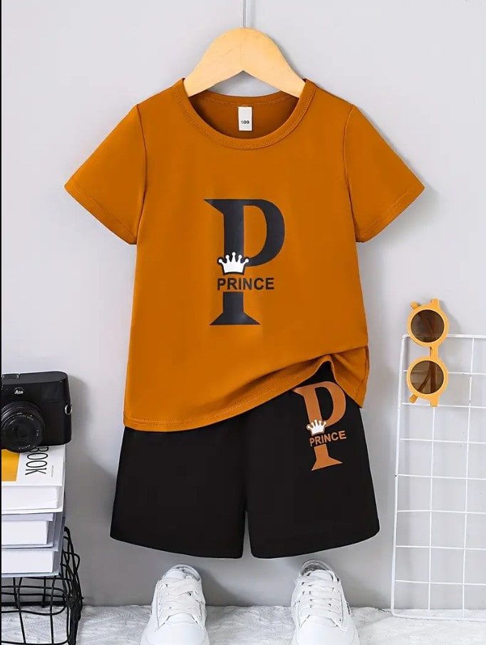 Prince Theme Co-ord Tshirt Shorts Set