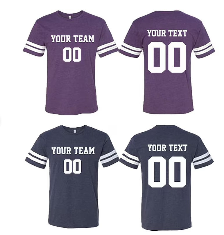 Customized Team Jersey for Men - Sleeve Striped