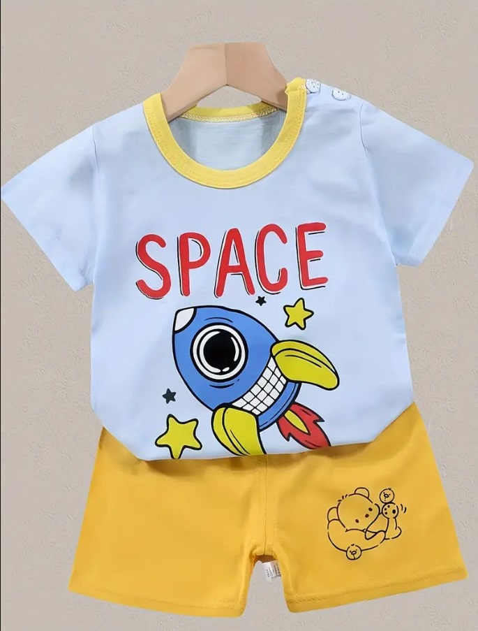 Space theme Co-ord Set for Kids