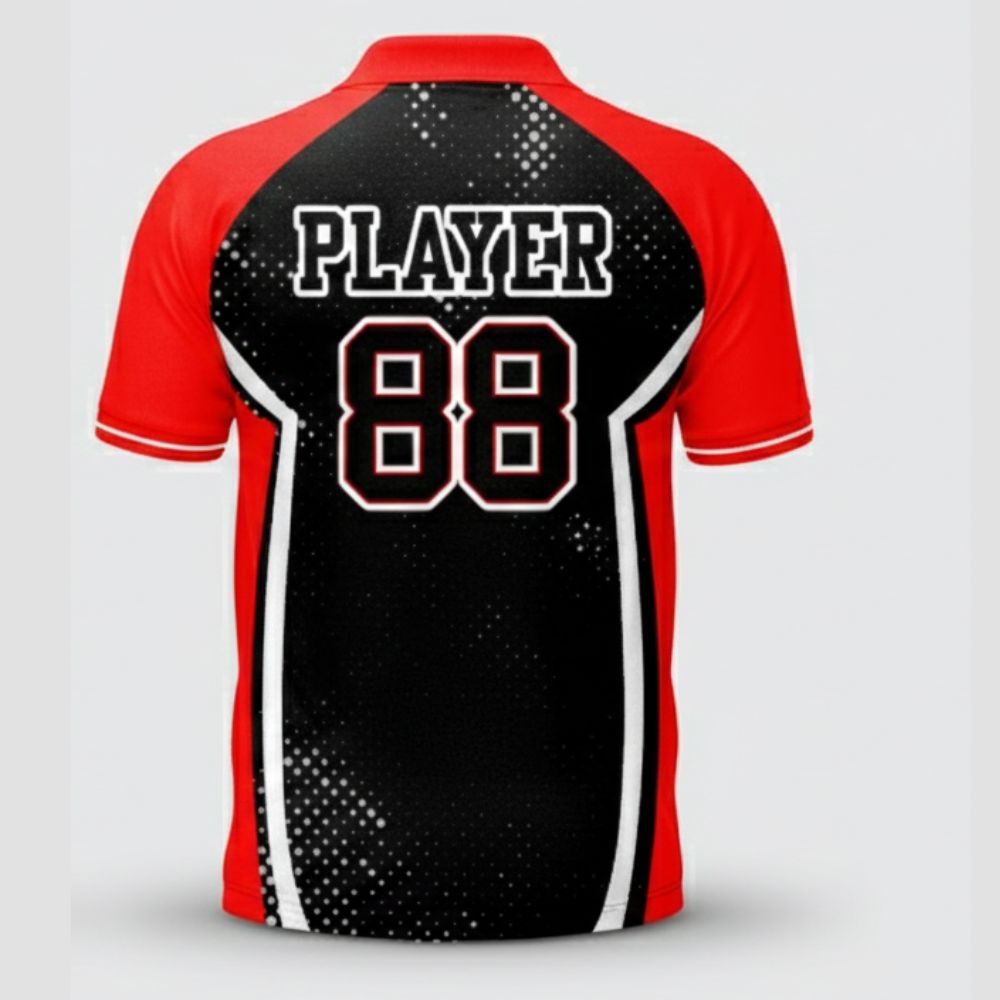 Premium Custom Sports Polo Jersey – Name & Number Edition