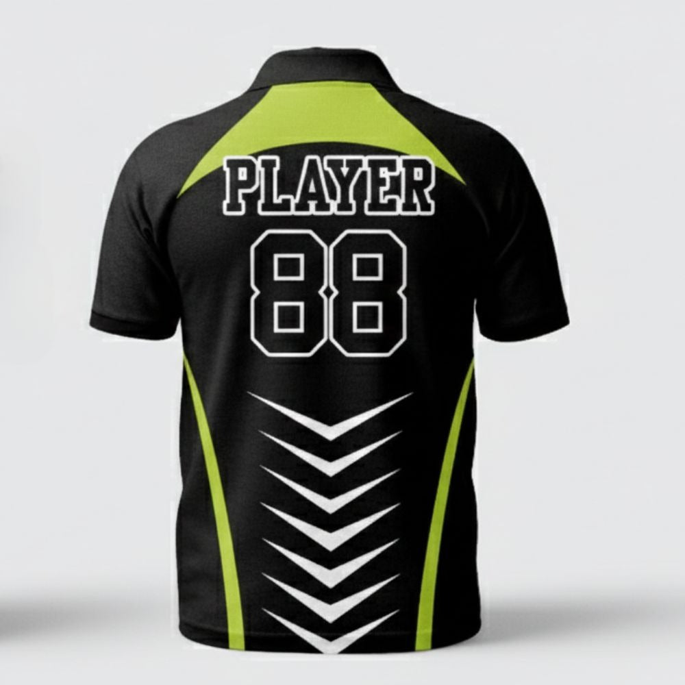 Custom Cricket Club Jersey – Professional Collared Style
